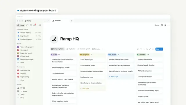 Frame 2 of 4 from the Product Launch example video